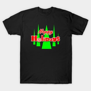 Happy Holiday Graphic T-Shirt